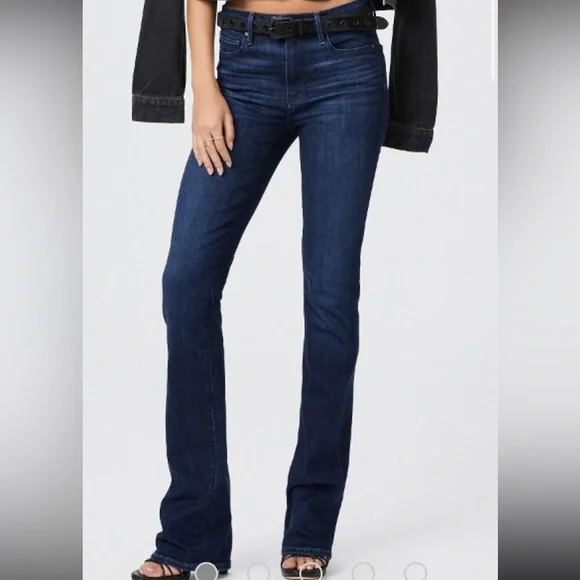 Paige | Manhattan High rise Boot Cut Denim Jeans | Women size 29 - Picture 4 of 16